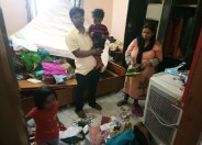 Officer with family