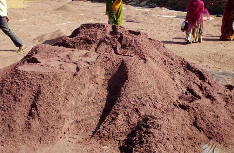 Illegal garnet business in bhilwara