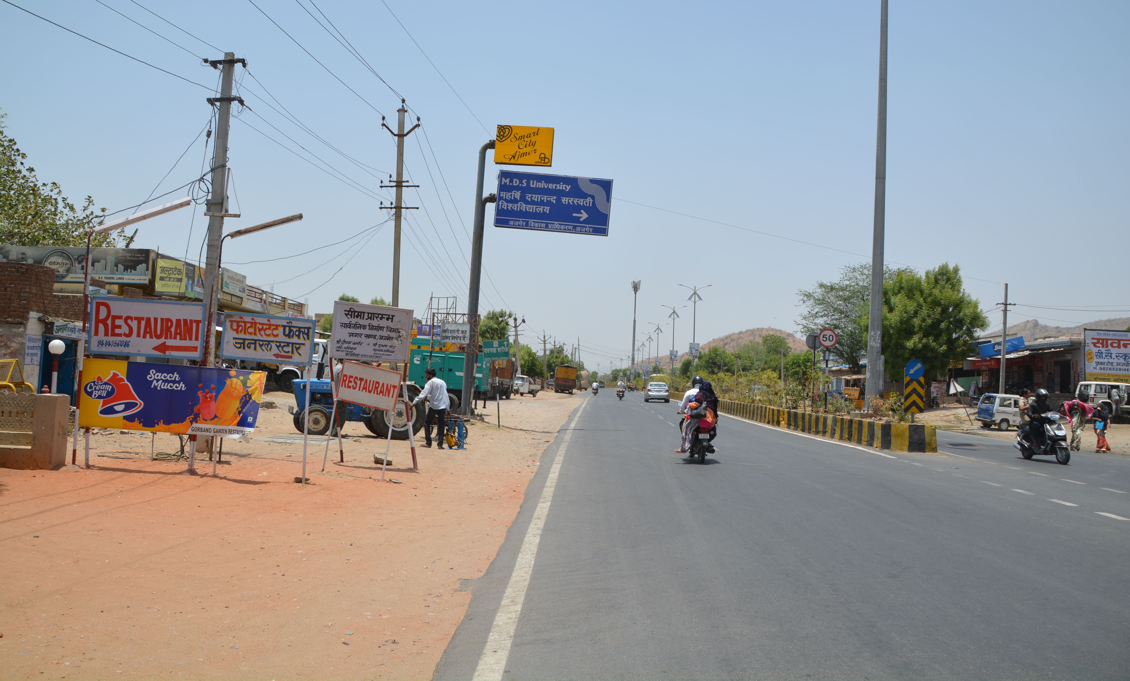 Encroachment on jaipur road 