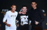 NEYMAR WITH RONALDO AND MESSI 
