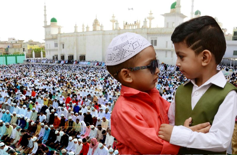 eid ul fitr 2018 is celebration today in sikar district