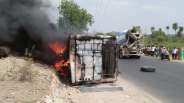 roadways bus accident at jaisamand udaipur
