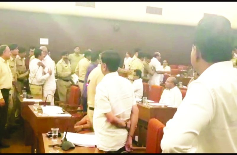 Marshall had to call