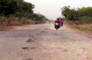 Damaged road