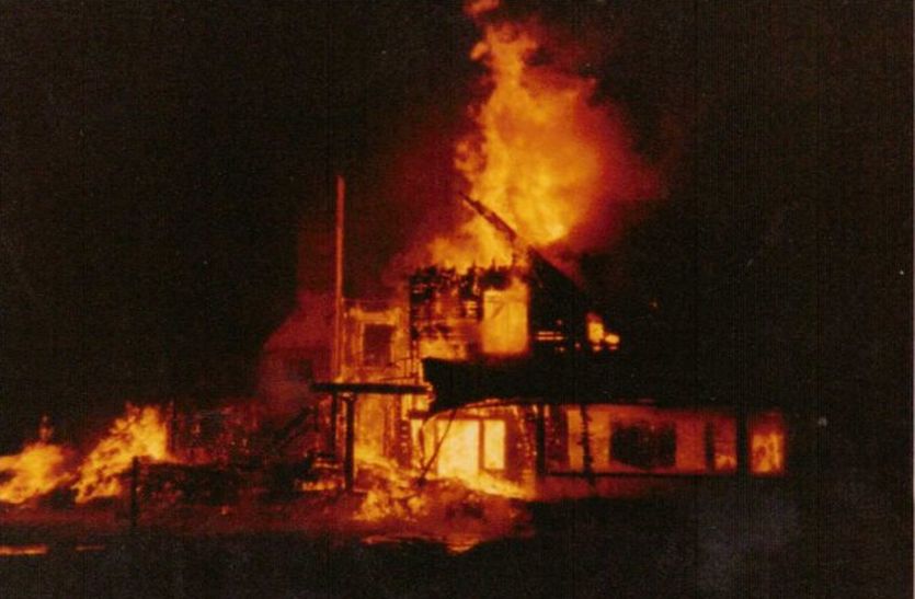 fire in home