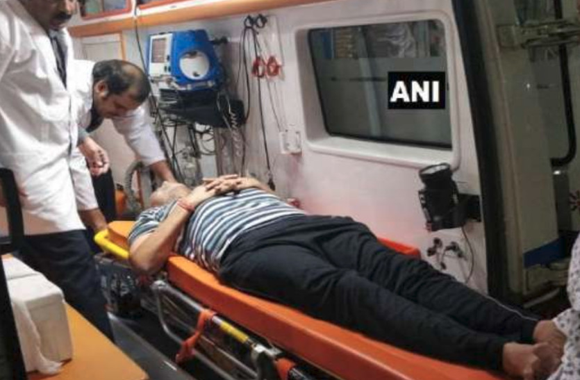 Satyendra Jain has been admitted to the hospital