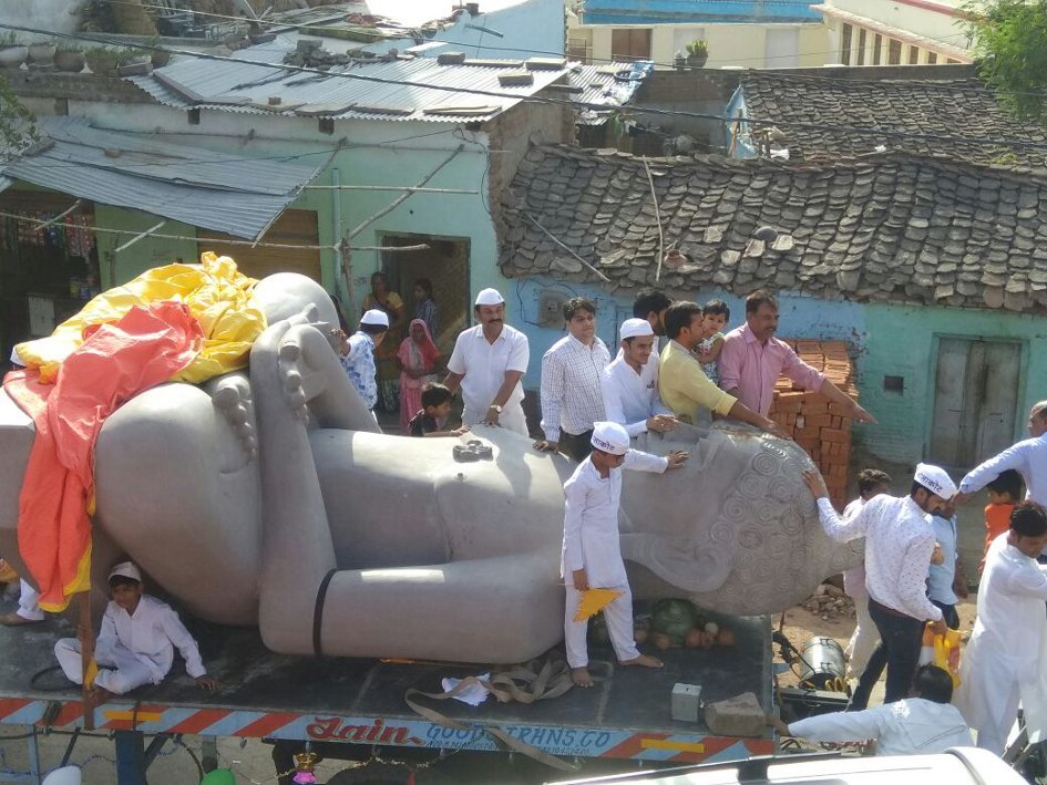 Adinath, Statue, Jain Tirtha Golakot, Establishment, Khaniyandana, shivpuri news, shivpuri news in hindi, mp news
