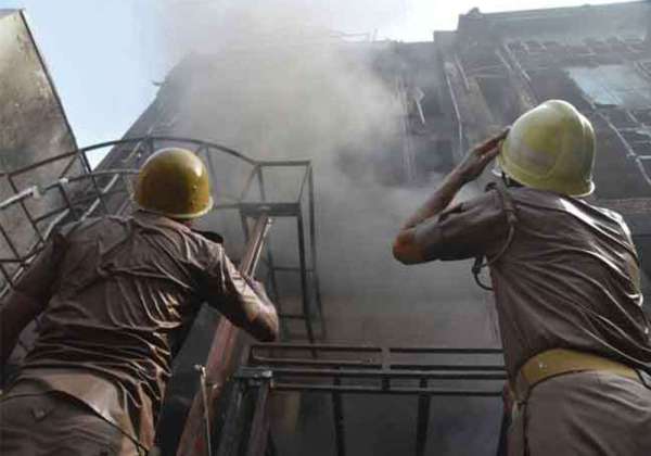 fire in SSJ International hotel