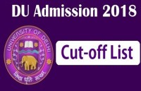 Delhi University cut off 2018