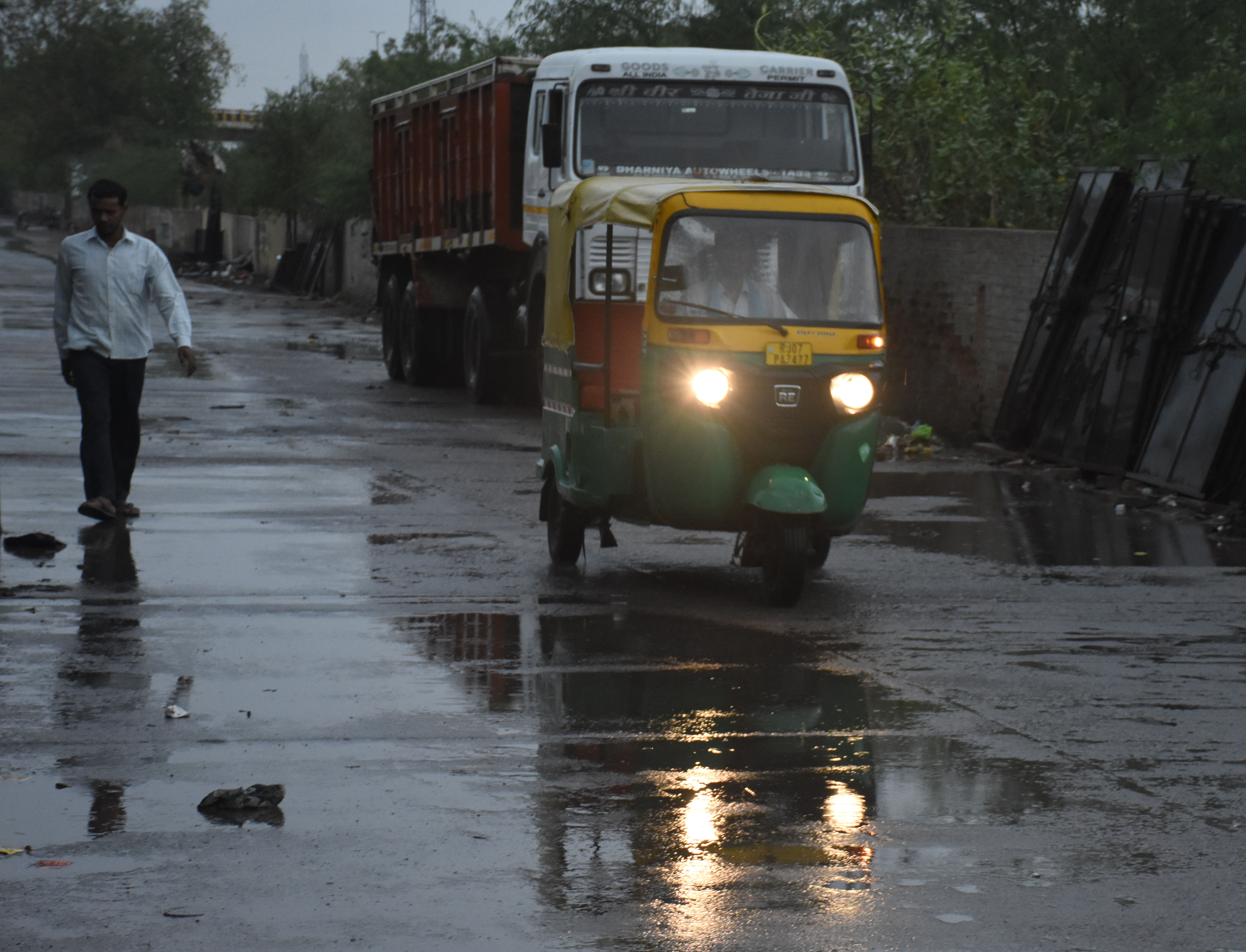 Rain in Bikaner