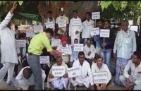 People Protest against MLA Kailash Sonkar