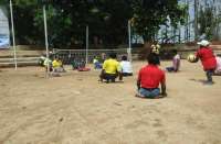 आयोजन : एसईसीएल खेल मैदान में दिव्यांगों ने खेला वॉलीबॉल