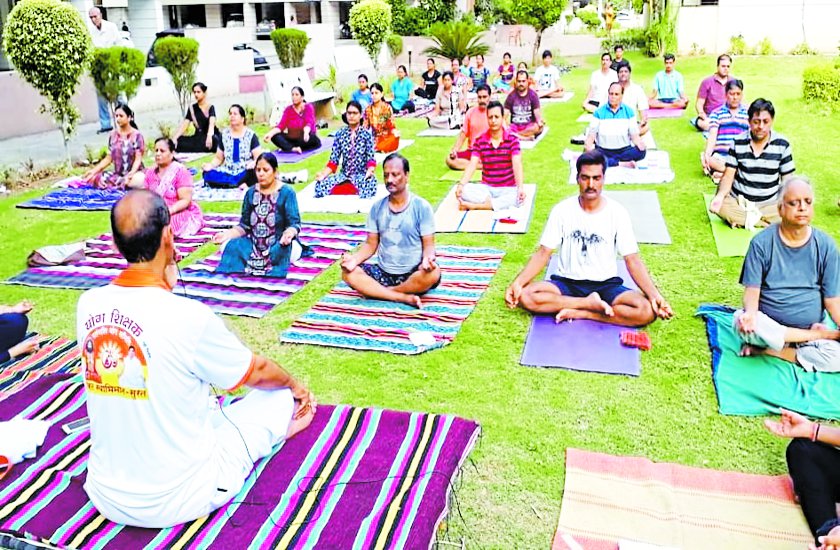 Sadhana started in yoga camp