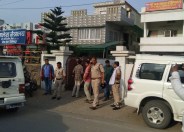 Police in hospital