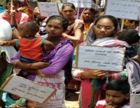 Police wives with children