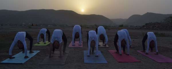 International Yoga Day : Energetic photos of yoga day in alwar