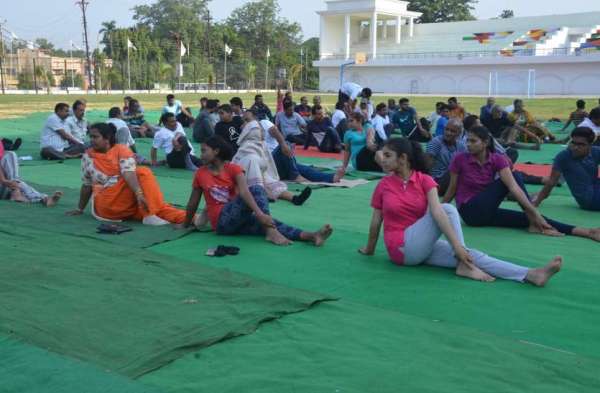 yoga day in chhattisgarh
