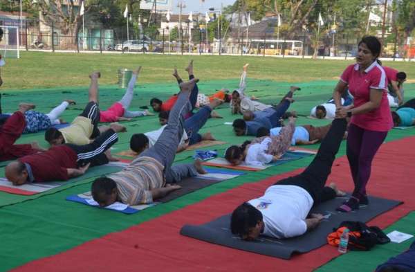 yoga day in chhattisgarh