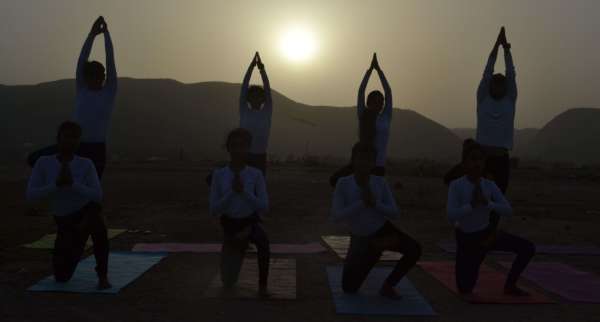 International Yoga Day : Energetic photos of yoga day in alwar