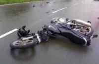 Truck crushed bike rider