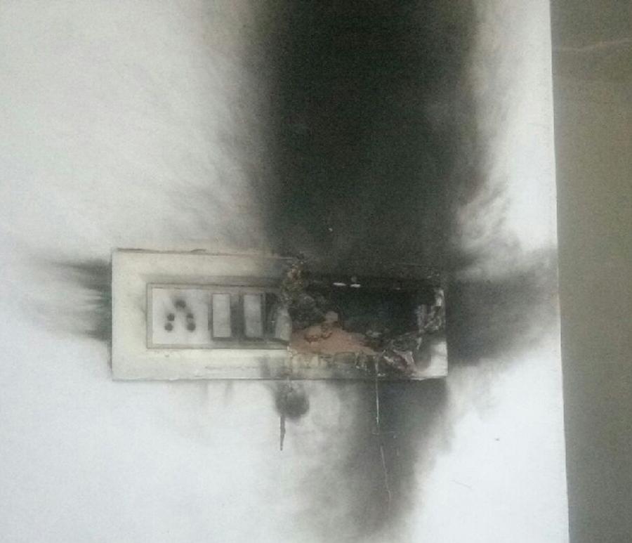 Households burnt, electronic equipment burnt to millions