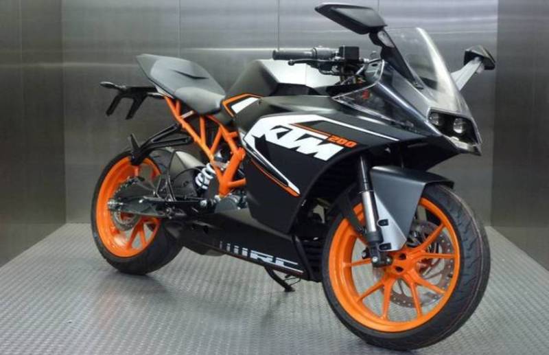 ktm rc 200 black