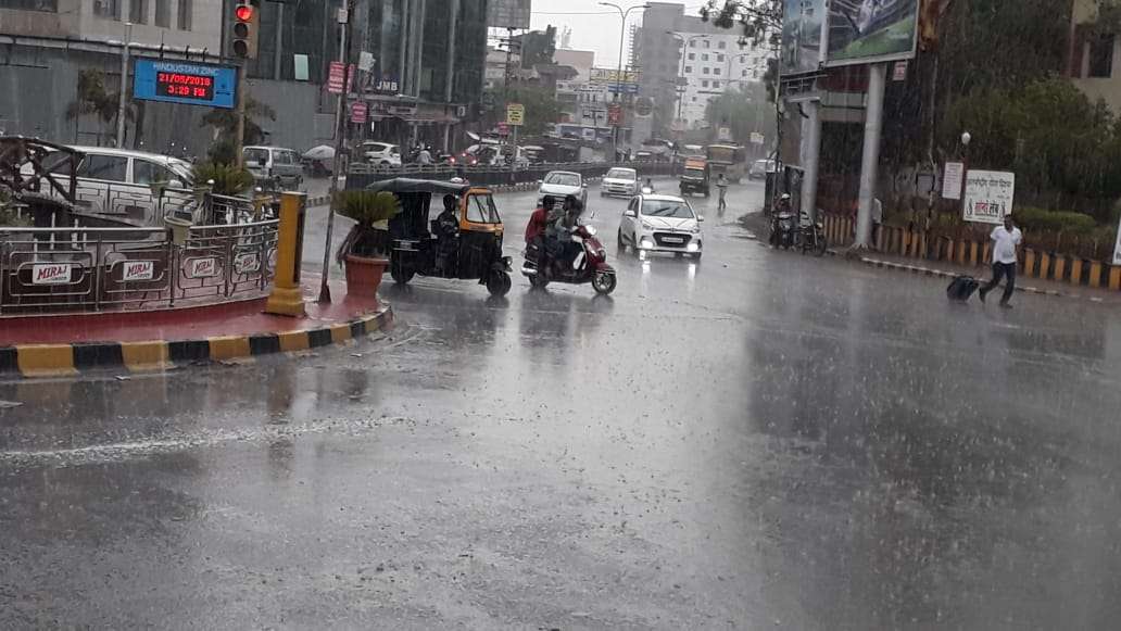 rain in udaipur