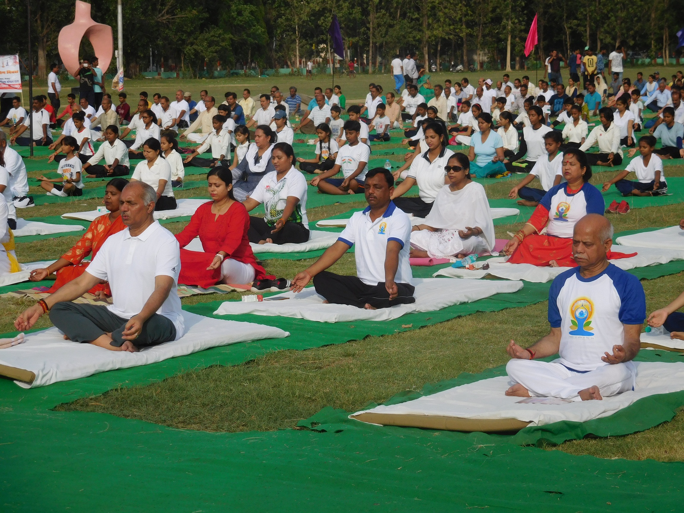 International Yoga Day सीएम के शहर में पूरे दिन योग का रहा पूरे दिन योग