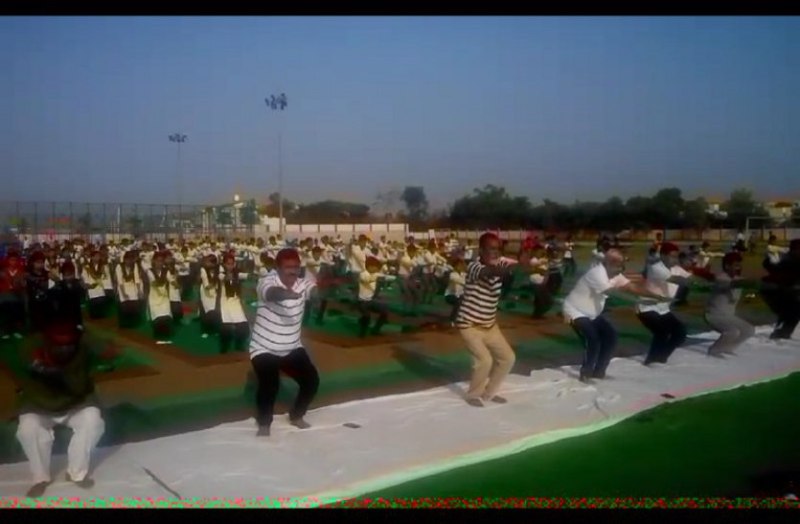   world yoga day, international yoga day, yog diwas, patrika news, patrika bhopal, patrika mp, vidisha patrika, pm modi, world health day, cm shivraj, school, yoga day celebrataion in school, 