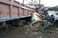 Road accident in bhilai