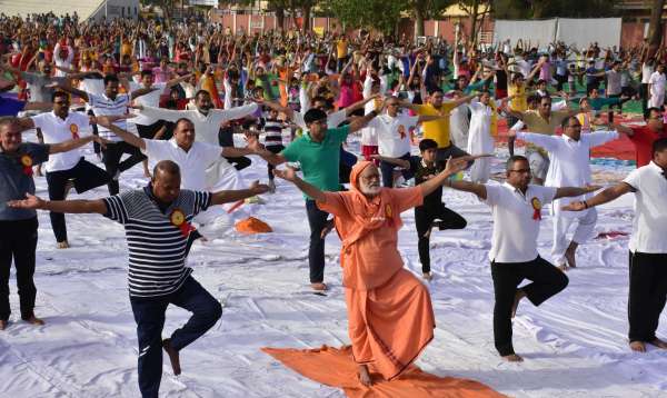 International yoga day in Bikaner