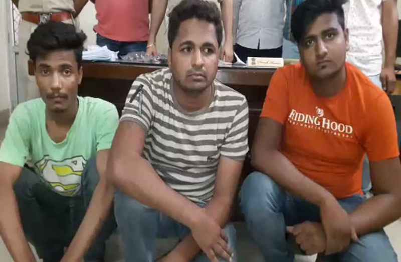 Three accused sent to jail in bhilwara