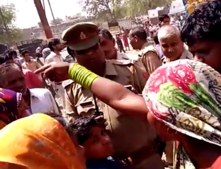 Women protest
