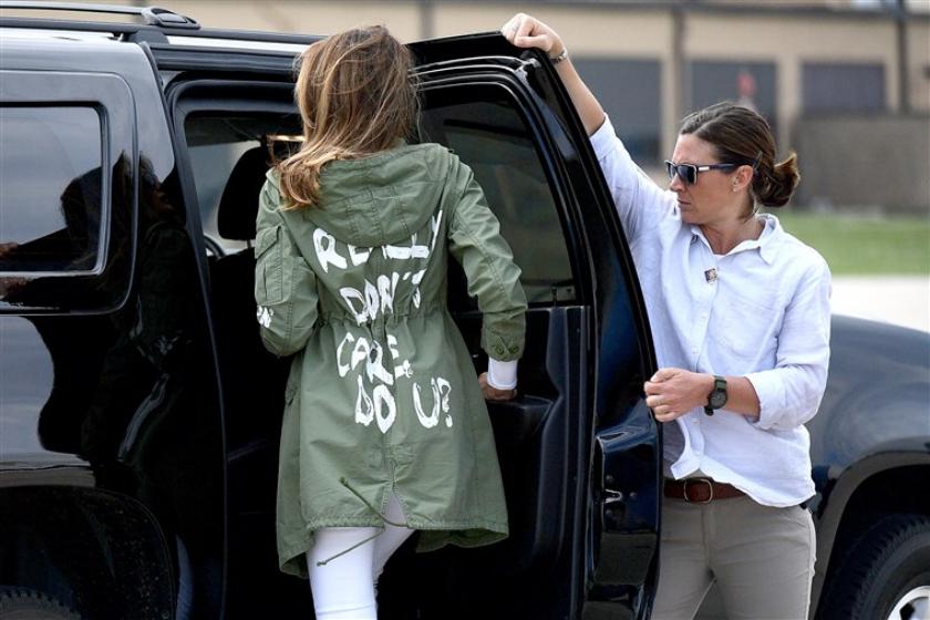Donald trump intervenes after melania trolled for her jacket
