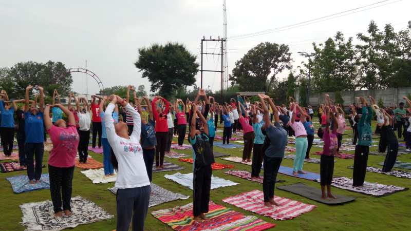 International Yoga Day dedicated to the goal of the best health, the g