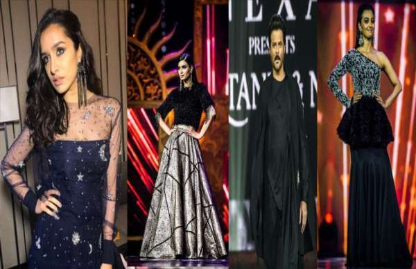 IIFA AWARDS 2018 stares in black dress