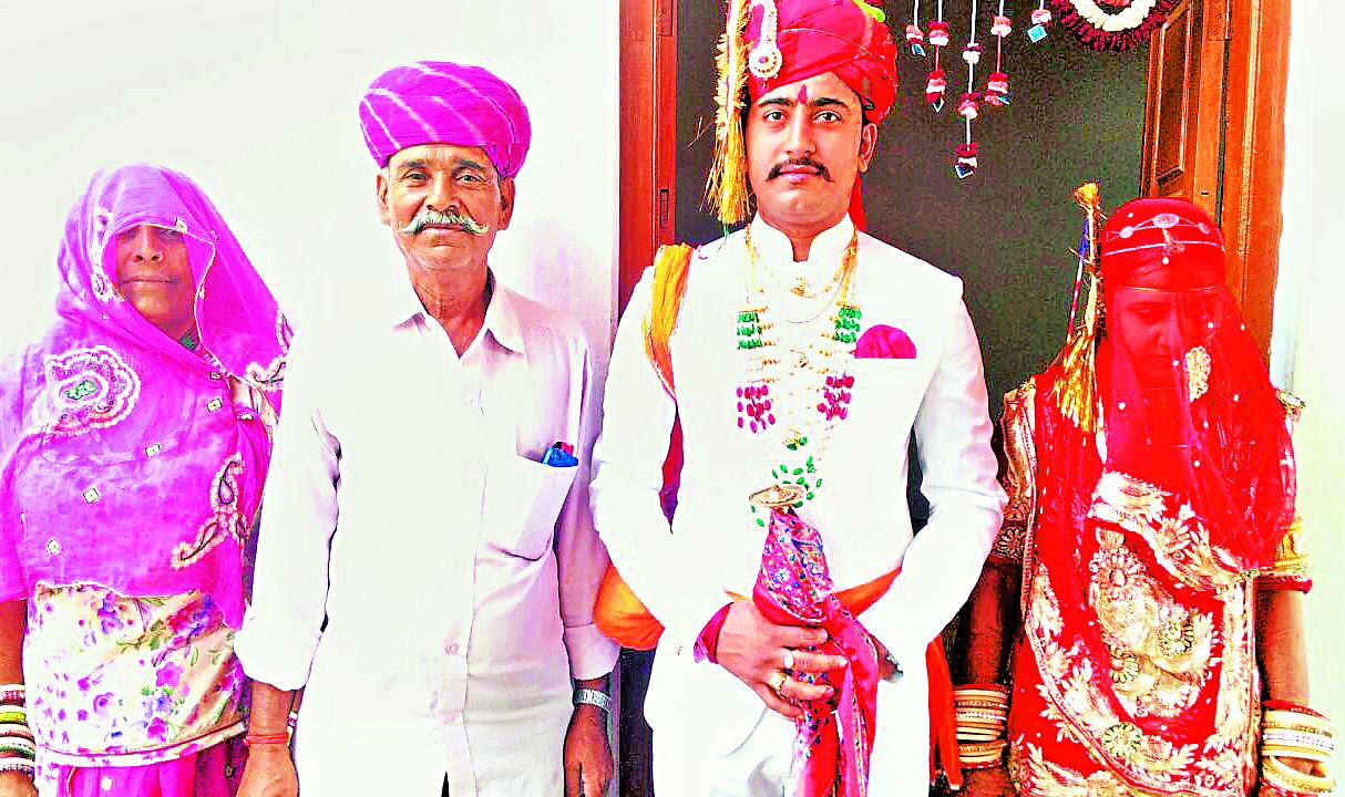 dowry free marriage at mavali udaipur