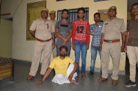 police arrested master mind of theft and three members of his gang