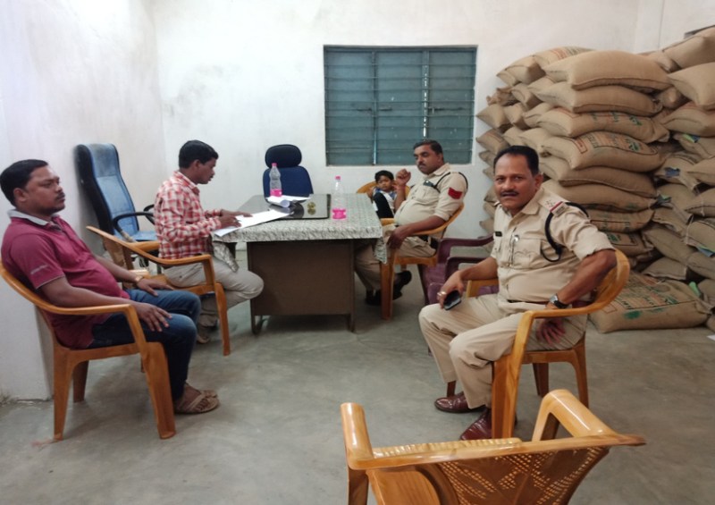 Police in agriculture office