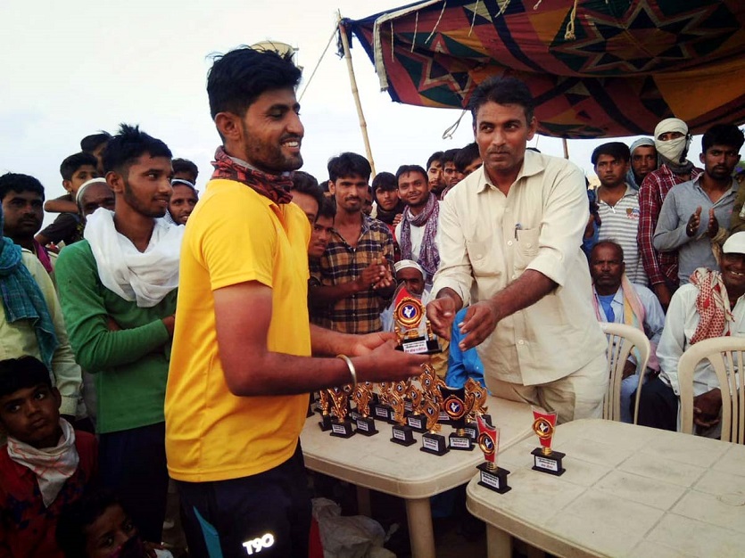 Closing of Merhoom Kader Bhaijan Cricket Competition in lathi