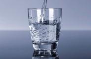 A glass of water