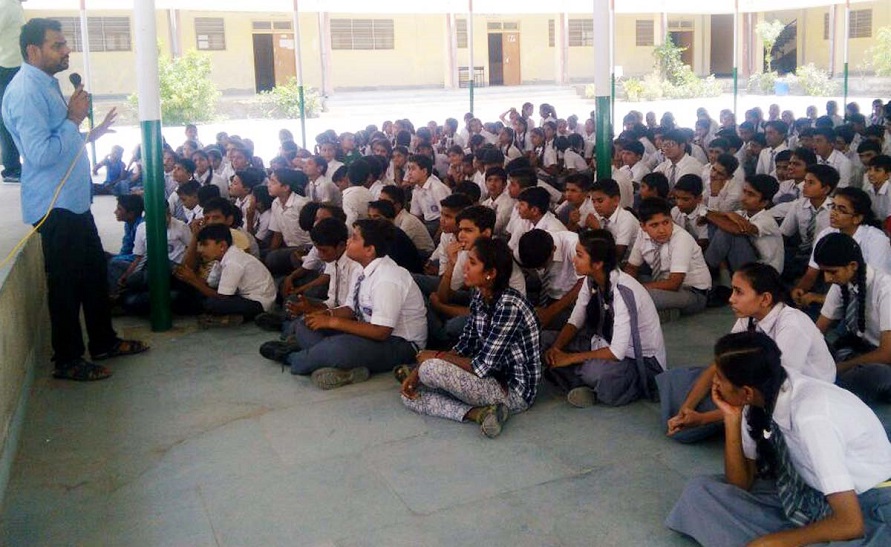 Health check up of 220 students