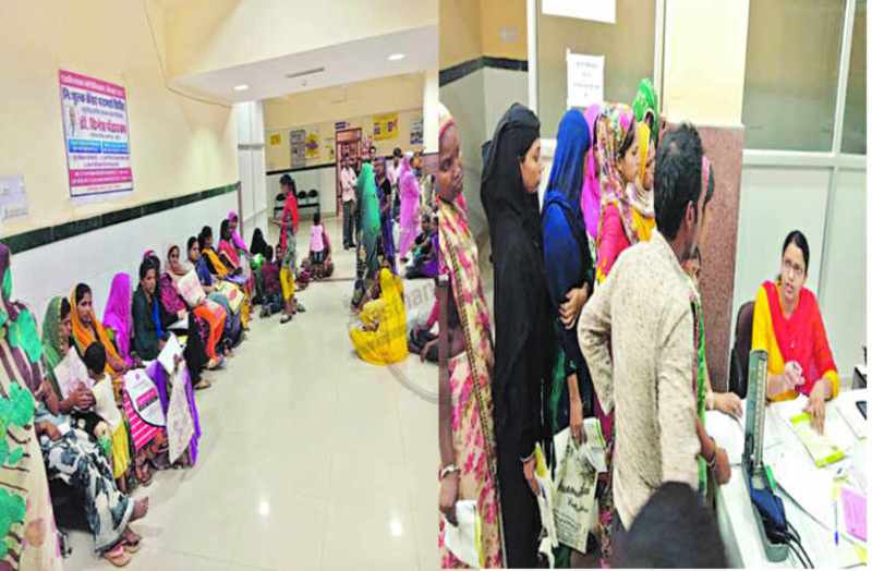 Lack of doctors in maternal and infant hospital in bhilwara