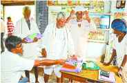 farmers handle the starting fields in bhilwara