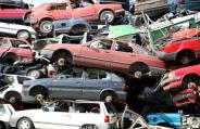 scrapped car