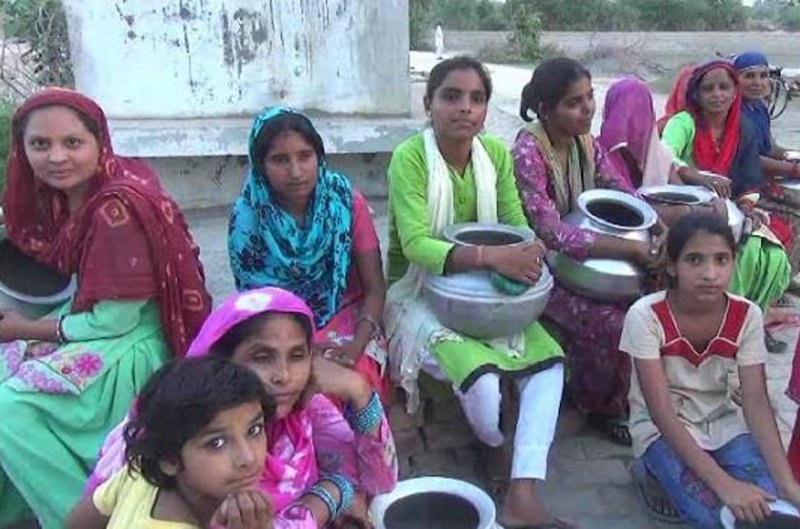 जींद के गांव रधाना में पीने के पानी का संकट
