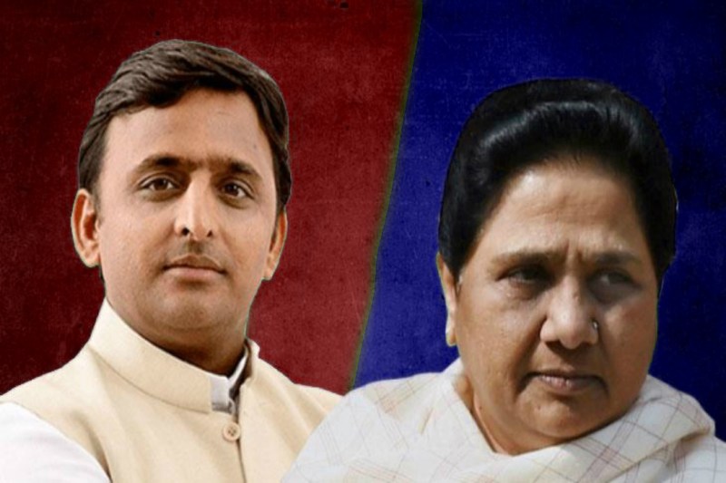 Akhilesh Yadav and Mayawati