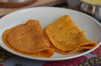 carrot dosa