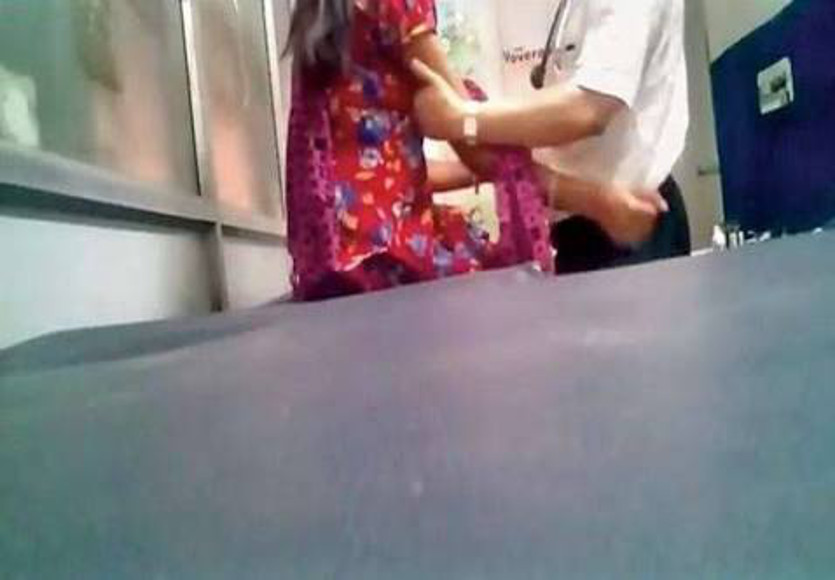 Doctor molesting patient