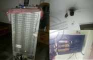 Ran homes current 11 thousand kV line in bhilwara